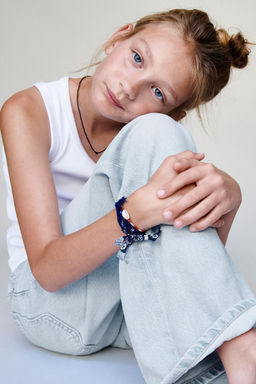 JEANS WIDE LEG / Azul claro - Zara фото 3