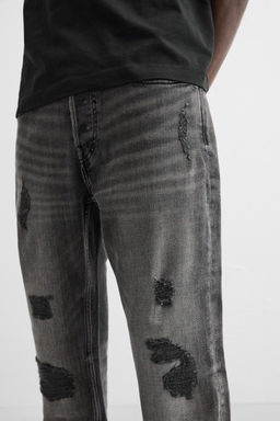 RIPPED SKINNY FIT JEANS - Zara фото 14