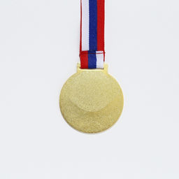 Медаль под нанесение 003 диам 6,5 см. Цвет зол. С Лентой - Командор фото 4