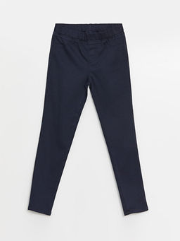 Beli Lastikli Slim Fit K?z ?ocuk Pantolon