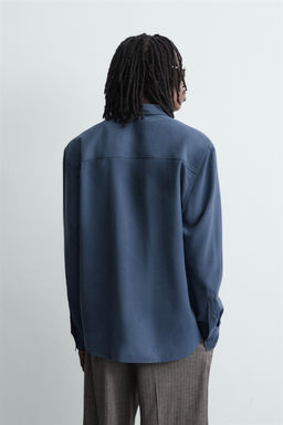 FLOWING SHIRT WITH POCKETS - Zara фото 3