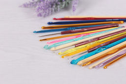 Для вязания Gamma CHB крючок бамбук d 5.0 мм 15 см в чехле фото 6