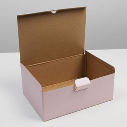 Коробка подарочная складная, упаковка, «Розовая», 26 х 19 х 10 см
