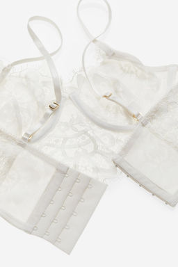 Bustier de encaje sin acolchado - H&m фото 2