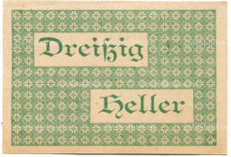 30 геллеров 1920 года Австрия Фордерштойдер (нотгельд)