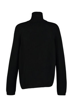 Siyah Fermuar Detayl? Triko Kazak TWOAW24KZ00145 - Trendyolmilla фото 8