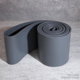 Эспандер ленточный Woohooo Fit Tape / 2080Х4X102mm / Cила сопротивления 104-114 кг / TPE / уп 16/Серый