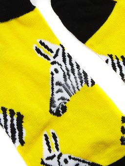 Короткие носки р.35-40 Euro Зебры - Krumpy фото 3