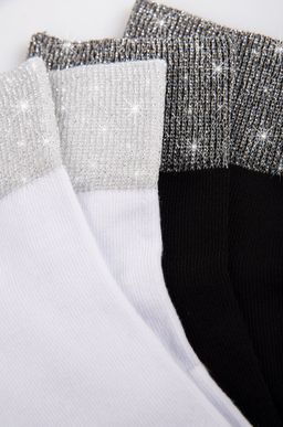 Набор женских носков с люрексом 2 пары Happy Fox  фото 6