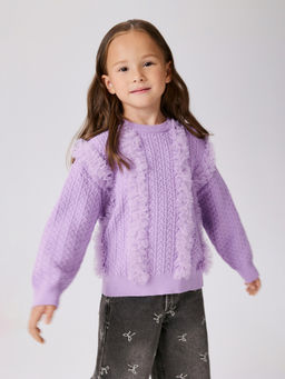ACOOLA / Джемпер детский для девочек Tammy фиолетовый  фото 3