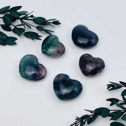 Сердце из Флюорита