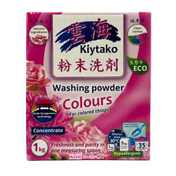 Порошок стиральный для цветного белья Kiytako, 1 кг Акция
