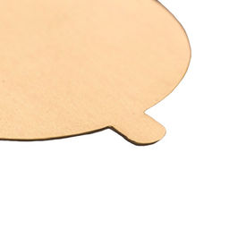 Цена за 100 шт. Подложка с держателем «Золото» 10 см, 0.8 мм