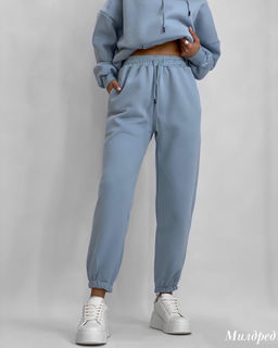 Джоггеры Милдред (бледно-голубой) - Nadi bordo фото 3