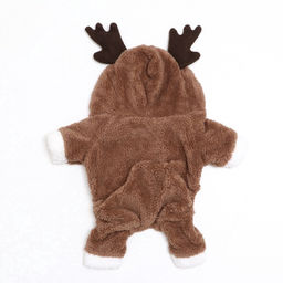 Новогодний костюм для животных Олень, S (ДС 20, ОГ 32 см), коричневый - Simaland фото 9