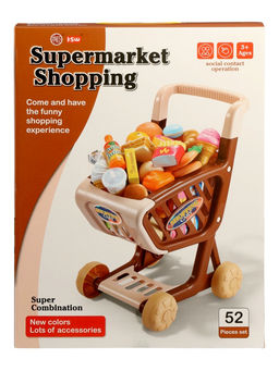 Продуктовая тележка «Супермаркет», 40 предметов, помята упаковка