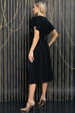 Платье Мелодия любви (мерцающий черный) П11771 - Lt collection фото 2