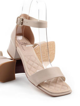 08-BE47F-66E BEIGE Босоножки женские (натуральная кожа)