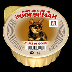 Зоогурман д/соб. Суфле с языком ламис. 100 г. 1/20 1857