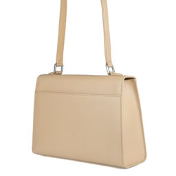 78001 beige, Женская кожаная сумка, Barcelo Biagi