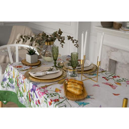 Скатерть Этель Луговые цветы 110х150 см, 100 % хлопок, саржа 190 гр/м2  фото 9