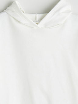 Kap??onlu Basic K?z ?ocuk Sweatshirt