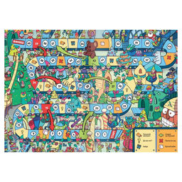 Новогодняя настольная игра-бродилка Новый год: Фабрика Деда Мороза, 36 карт, 5+ - Лас играс фото 2