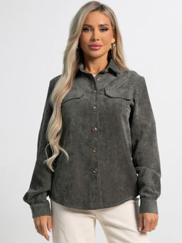 Рубашка Свежая рифма (хаки) Б15301-2М