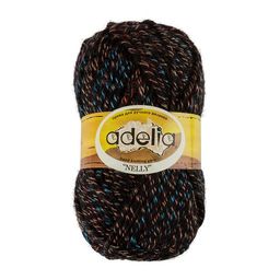 Пряжа ADELIA NELLY 70% шерсть, 30% акрил 5 шт. х 100 г 100 м  5 м