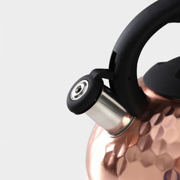 Чайник стали Magistro Glow, 3 л, индукция, ручка soft-touch, со свистком, нержавеющая сталь, цвет бронзовый