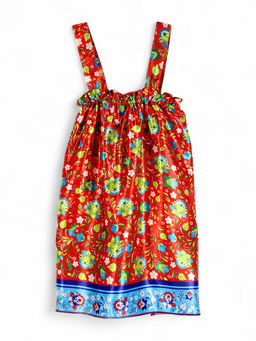 Сарафан русский народный «Русская девица», рост 134-146, красный