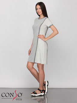Conso/WDS190904 - grey Платье Женское  фото 2