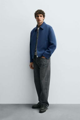 ZIP-UP WOOL EFFECT JACKET - Zara фото 4
