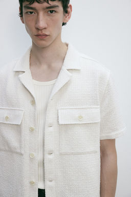 Camisa resort de boucle Regular Fit