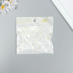 Цена за 2 шт. Бусины для творчества пластик "Цветочек белый матовый" набор 20 шт 2,2х2,2 см