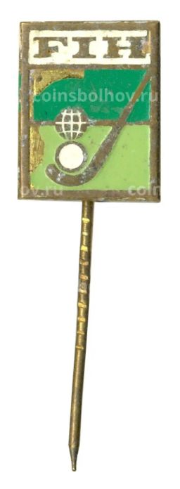 Значок Международная федерация хоккея на траве
