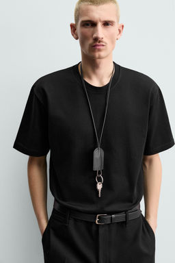 HEAVYWEIGHT SHORT SLEEVE T-SHIRT - Zara фото 15