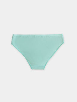 Цена за 2 штуки! Трусы для девочек слипы зеленые с печатью - Mark formelle фото 2