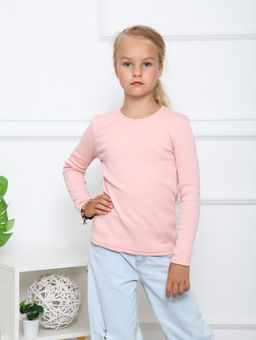 ДЖ056 Джемпер Школа 2 (пудровый)