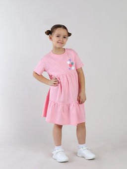 CRB wear / CSKG 64019-27-432 Платье для девочки,розовый/Ex.Cherubino  фото 2