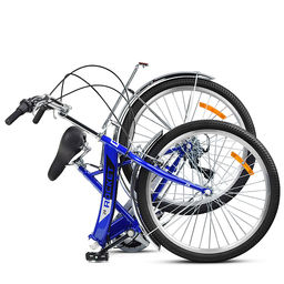 Велосипед 24" Rocket City Fold S 24, цвет синий, размер 16"