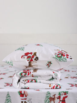Постельное бельё 1.5-спальное Этель. Новогодний лес (вид 2), поплин