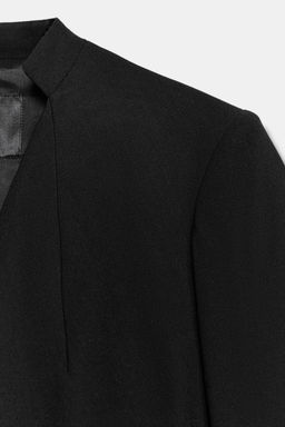 BLAZER LARGA MINIMAL ZW COLLECTION LIMITED EDITION / Negro