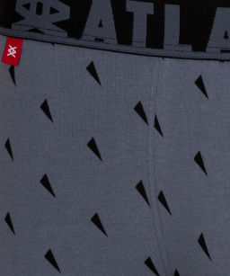 ATLANTIC 3MH-174 Трусы шорты New Sport - набор 3 шт. черный + шоколадный + серый  фото 4