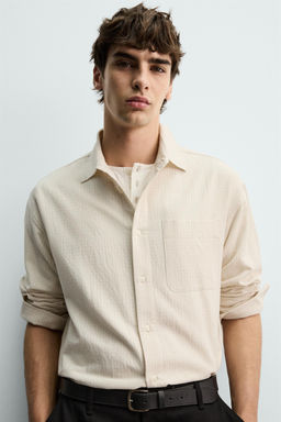 RELAXED FIT CHECK SHIRT - Zara фото 13
