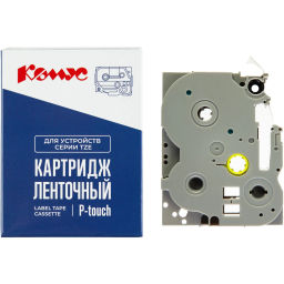 Картридж Комус TZE-851(Brother TZE-851 черный на золотом ,24мм/8м)