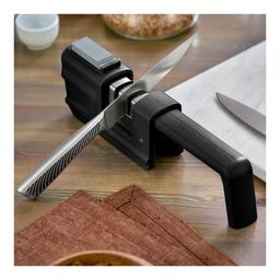 Точилка для кухонных ножей с точильным камнем Walmer Home Chef, цвет черный  фото 4
