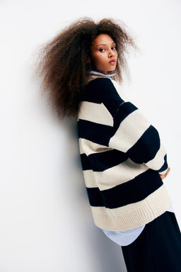 Jersey de punto fino con cuello - H&m фото 5