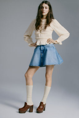 Top con cuerpo nido de abeja - H&m фото 3