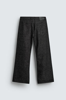 JEANS RELAXED FLARE FIT / Negro - Zara фото 9